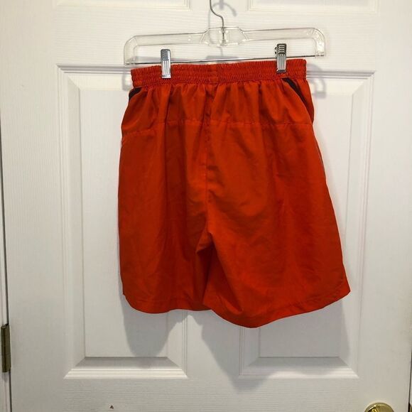 Adidas orange elastic waist jogging shorts size medium - Picture 5 of 10